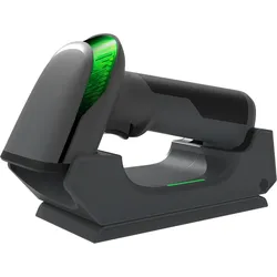 Atlantis Land A08-LD230P-2D-W Barcodeleser Handheld 1D/2D Barcodeleser La (1D-Barcodes, 2D-Barcodes), Barcode Scanner, Schwarz