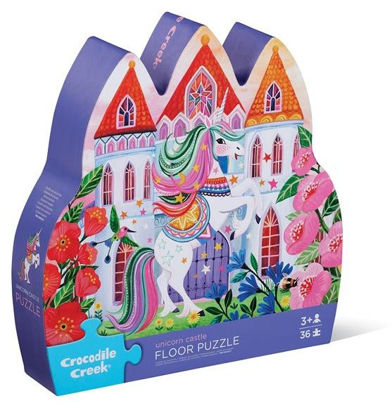Crocodile Creek Maxi Puzzel Eenhoornkasteel 36 stukjes