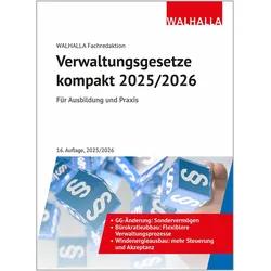 Verwaltungsgesetze kompakt, Fachbücher von Walhalla Fachredaktion