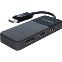 DisplayPort Splitter 1.4 1x DisplayPort > 3x DisplayPort schwarz, 30cm