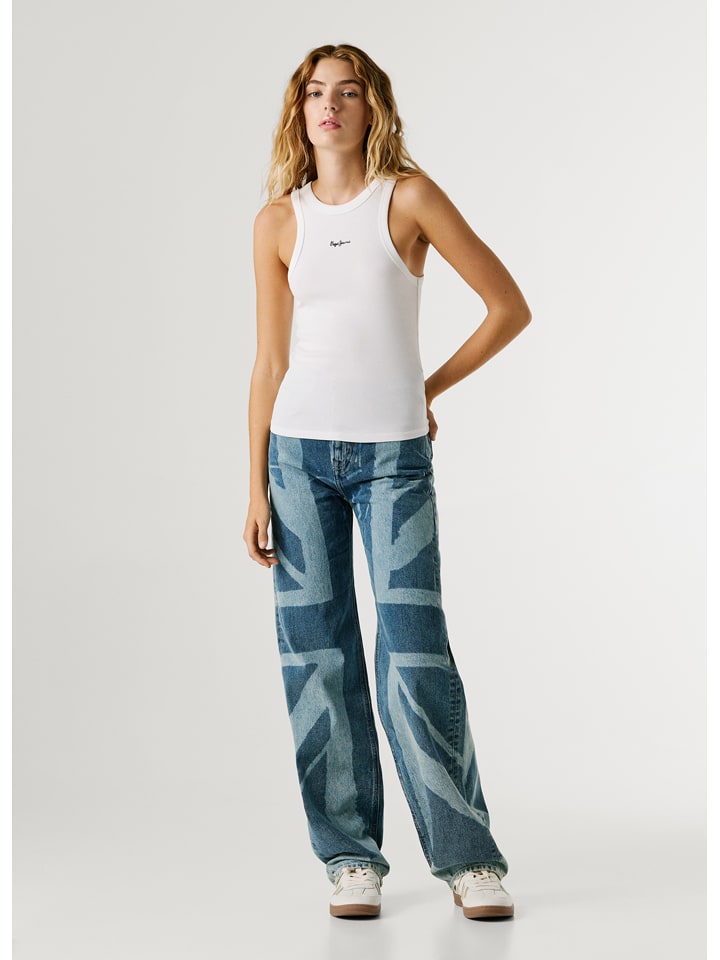 Pepe Jeans Top "Marian" in Weiß - S