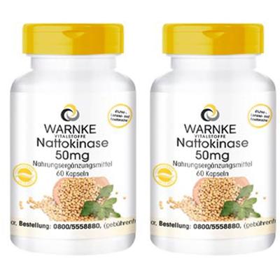 Warnke Nattokinase 50 mg Doppelpack 2x60 St Kapseln