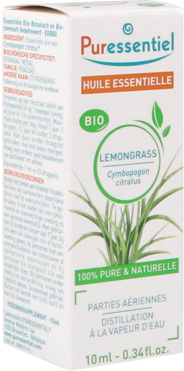 Puressentiel Lemongrass Huile Essentielle Bio 10 ml