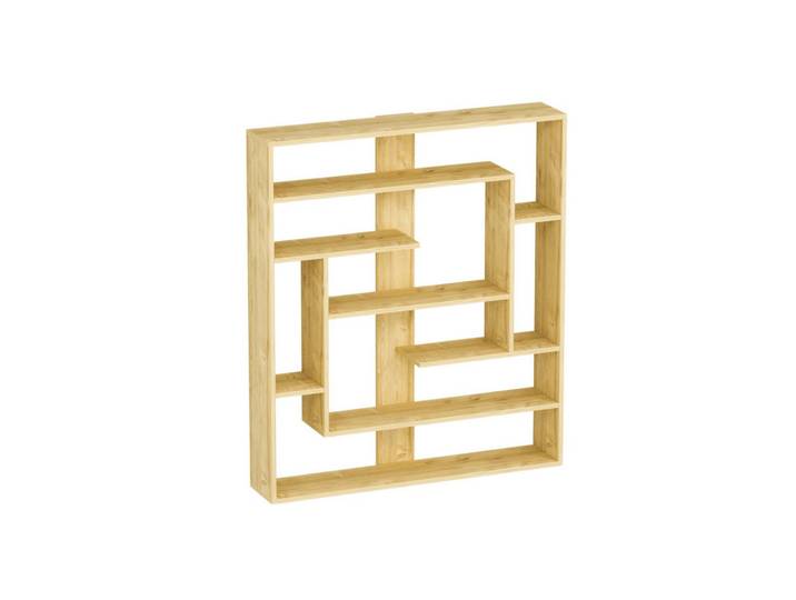 Livetastic Regal, Eichefarben, Holzwerkstoff, 114x132x22 cm, Wohnzimmer, Regal, Bücherregale