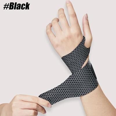 Uplifted Finds Slim Air Wrist Support Strap And Adjustable Wrap For Pain Relief And Fitness black
