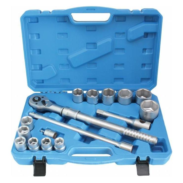 SATA Satra-Satz 6-Kt-Steckschlüssel Mit Teleskop-Ratsche 3/4" 16 El (46521000)