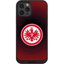 Nivocase Handyhülle für Apple iPhone 12 Pro Hülle NIVOpure Case Schwarz Eintracht Frankfurt Offizielles (Apple iPhone 12 Pro), Smartphone Hülle, Schwarz
