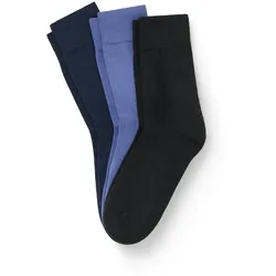 Tchibo - 3 Paar Socken - Damen - Gr. 35-38 - schwarz