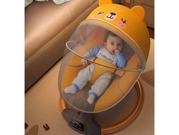 Chaise à bascule pour bébé, chaise apaisante, berceau électrique multifonctionnel pour bébé, berceau de couchage pour nouveau-né, balançoire électrique pour bébé