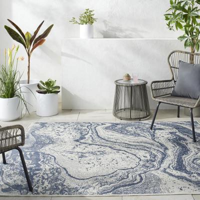 Livabliss Ravello Outdoor Modern & Contemporary Abstract Area Rug
