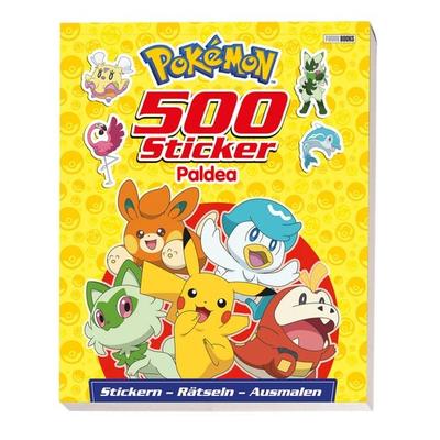 Pokémon: 500 Sticker Paldea - Stickern - Rätseln - Ausmalen, Taschenbuch von Panini,Pokémon, Panini, 978-3-8332-4618-0