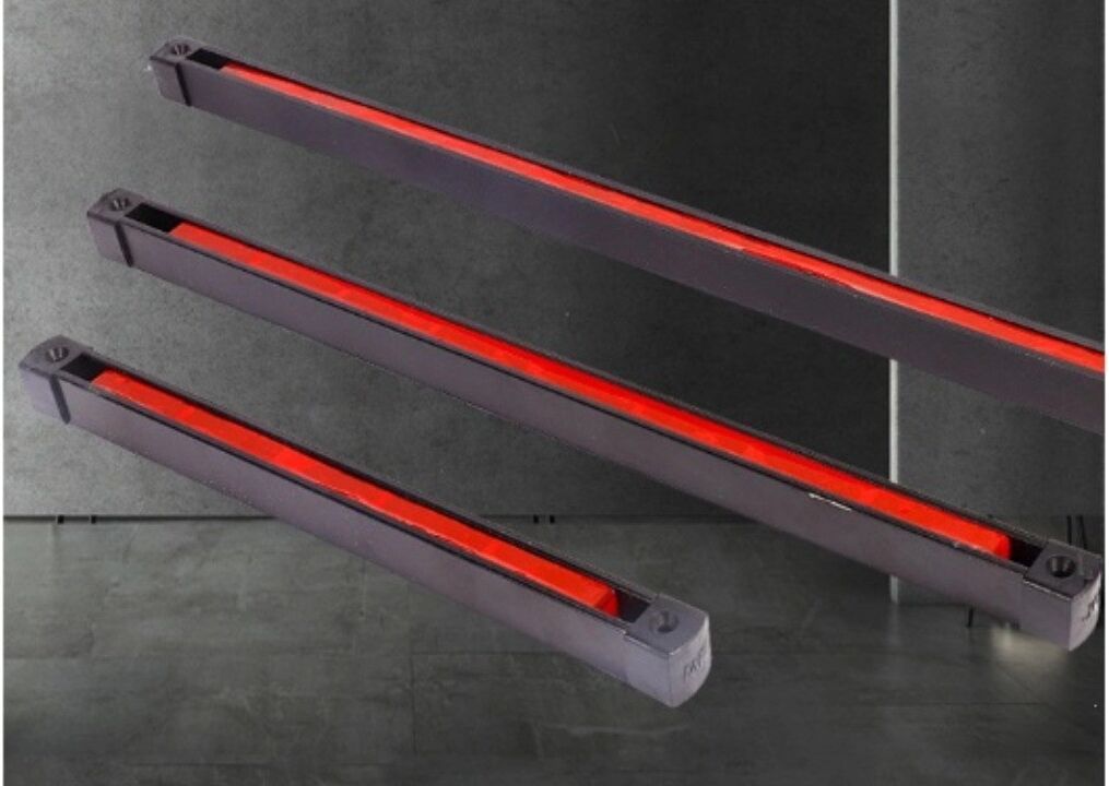 INF Bande porte-outils magnétique - Râtelier en plastique magnétique puissant, noir 45cm pour garage et atelier