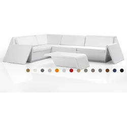 Vondom »REST« Outdoor Modul Mittel-Modul / Lackiert Hochglanz / White / B 90 x H 74 x T 94 cm