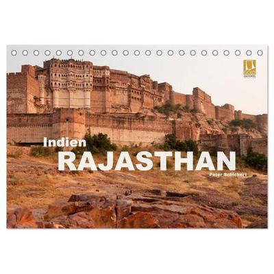 Indien - Rajasthan (Tischkalender 2027 DIN A5 quer), CALVENDO Monatskalender