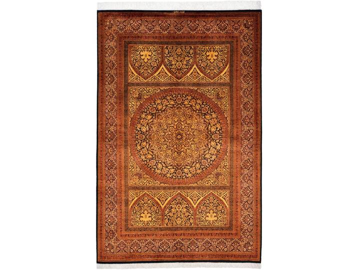 Ghom Seide Teppich 135x204 Handgeknüpft Orientteppich Perserteppich Seide