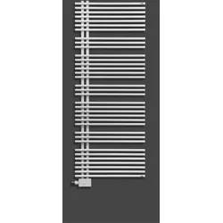 BEMM Badheizkörper Asymo BY1-H1777x050x0500, Schwarzperlmatt, wendbar, 50 mm Vertikalrohrabstand, DN 15 Anschlüsse