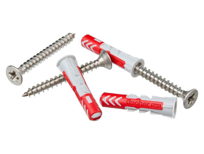 Fischer Nylondübel Duopower S A2 K ⌀ 6 mm 4 Stück