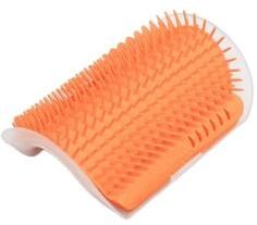 Uplift Essentials Self Grooming Cat Scratcher & Massager orange