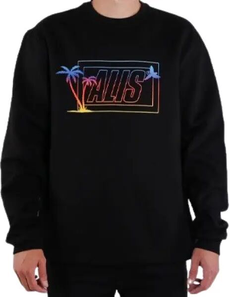 Alis Sunset Box Logo Crewneck (S - Schwarz)