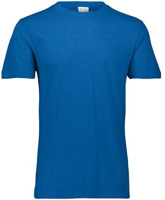 Augusta Sportswear 3065 Tri-Blend Top in Royal Blue Heather size 4XL   Triblend AG3065, 3065AG