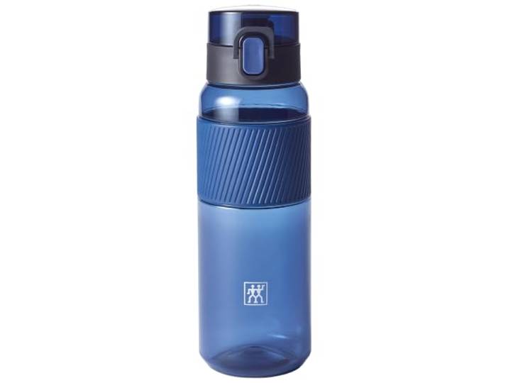 ZWILLING Trinkflasche 680 ml, Auslaufsicher, Fruchtsieb, Dunkel-Blau