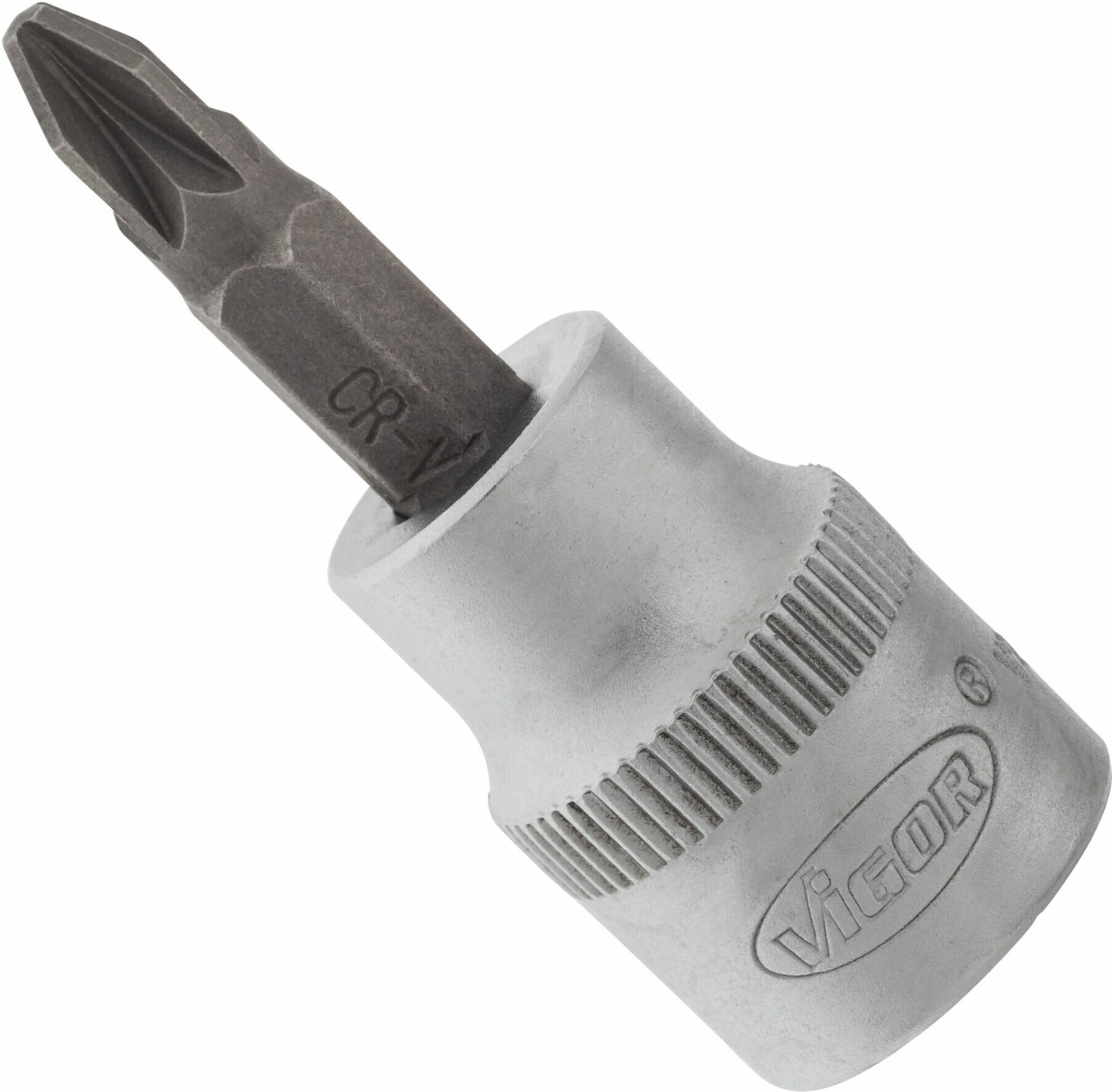 VIGOR Innenvierkant Antrieb 10 = 3/8 Zoll Schraubendreher-Einsatz Pozidriv-Profil (PZ) V2290N ∙ Vierkant hohl 10 mm (3/8 Zoll) ∙ Pozidriv Profil PZ ∙ )