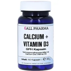 Calcium+vitamin D3 GPH Kapseln 60 St