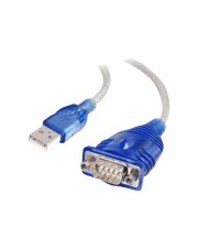 Cables To Go C2G USB to DB9 Serial Adapter Cable Serieller RS-232 Blau (81632)