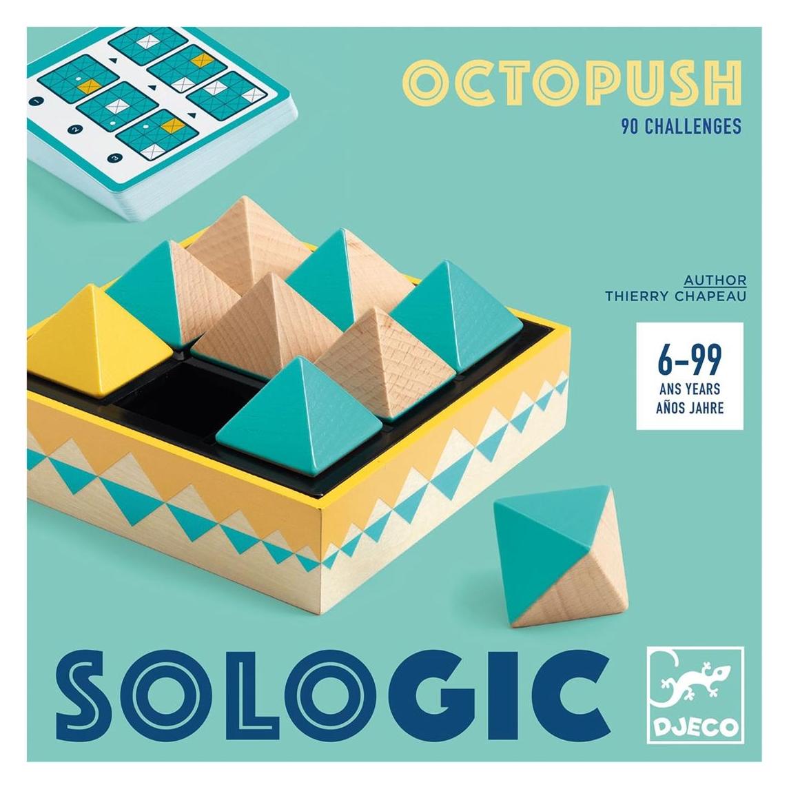 Djeco OctoPush (Deutsch, Englisch, Französisch, Italienisch, Niederländisch, Spanisch, 1 Spieler) (DJ00806)