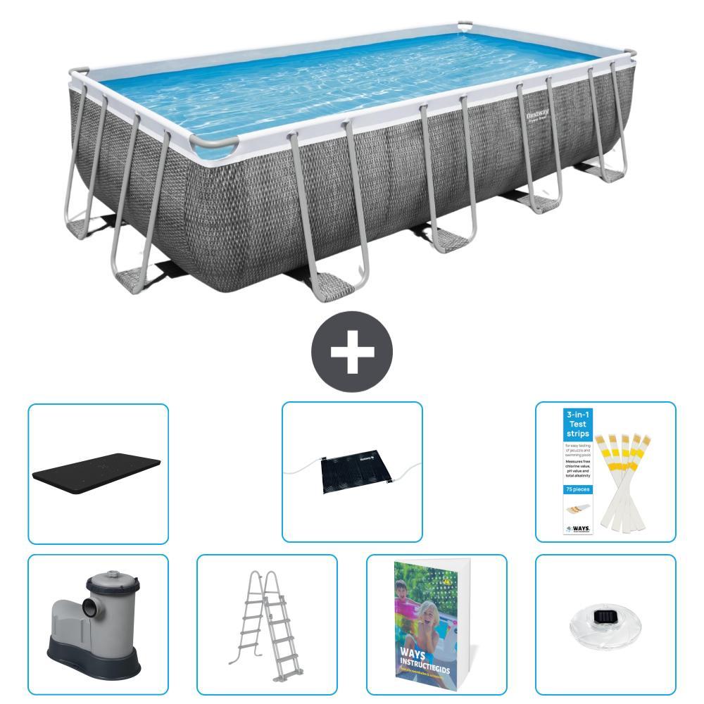 Bestway Power Steel Rechteckig - 549x274x122 cm - 6-teilig S598