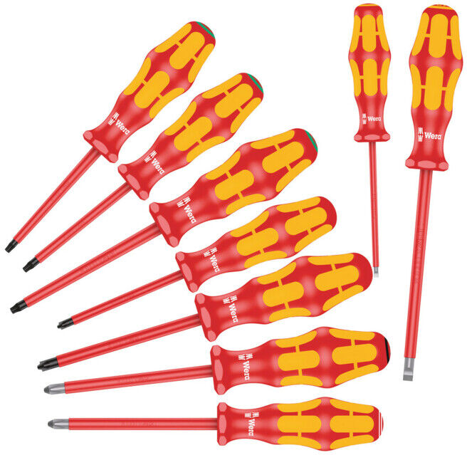 Jeu de tournevis Wera Kraftform Plus Série 100 160 i/162 i/167 i/9 9 pcs (05133355001)