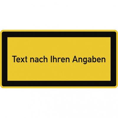Dreifke® Aufkleber, Laserkennzeichnung - Text nach Ihren Angaben, Folie, 200x140 mm