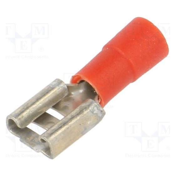 Erko Verbinder: flach 6,3mm 0,8mm weiblich 0,5÷1mm2 für Leitungen (MSE_6,3-1SN/100)