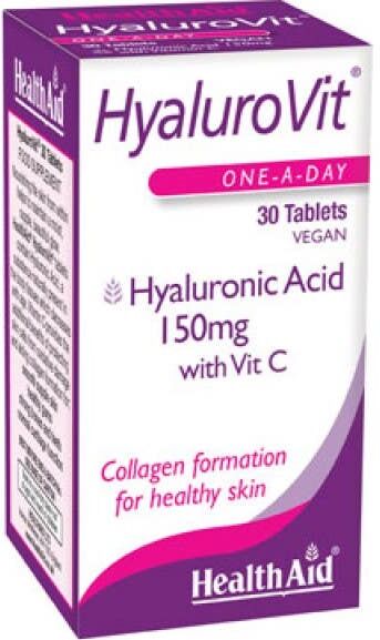 HealthAid Health Aid Hyalurovit (Ácido Hialurónico) 150 mg 30 Comp.