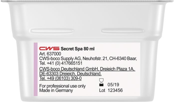 CWS Paradise Air Bar Universalduft C637000 Secret Spa, 80 ml, zu Duftspender