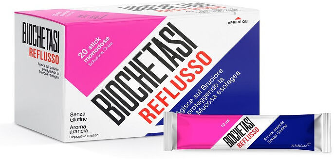 Alfasigma Paraf Biochetasi Reflusso 20 Stick Aroma Arancia