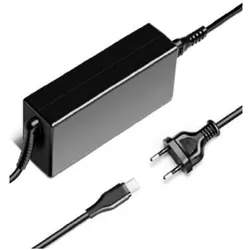 CoreParts USB-C Power Adapter (65 W), Notebook Netzteil, Schwarz