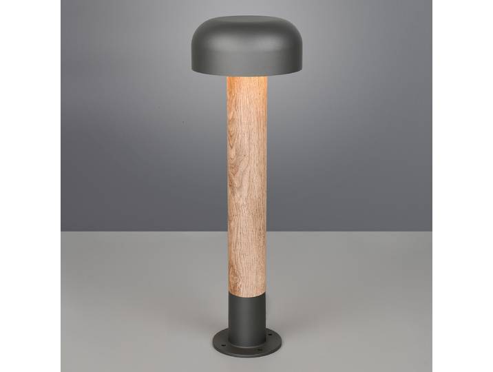 Wegeleuchte Fraser 54cm Grau/Dunkelgrau/Beige