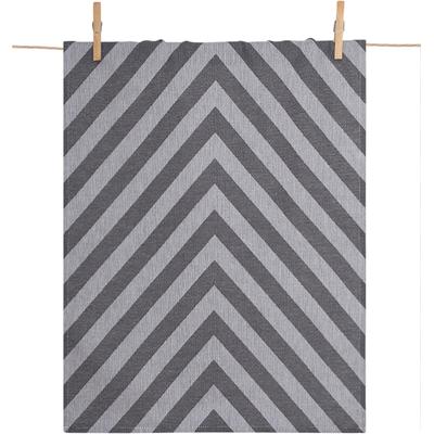 Geschirrtuch PAD "DANTE", grau, 1, Baumwolle, Geschirrtücher, Geschirrtuch, Modernes, grafisches Design, 100% Baumwolle