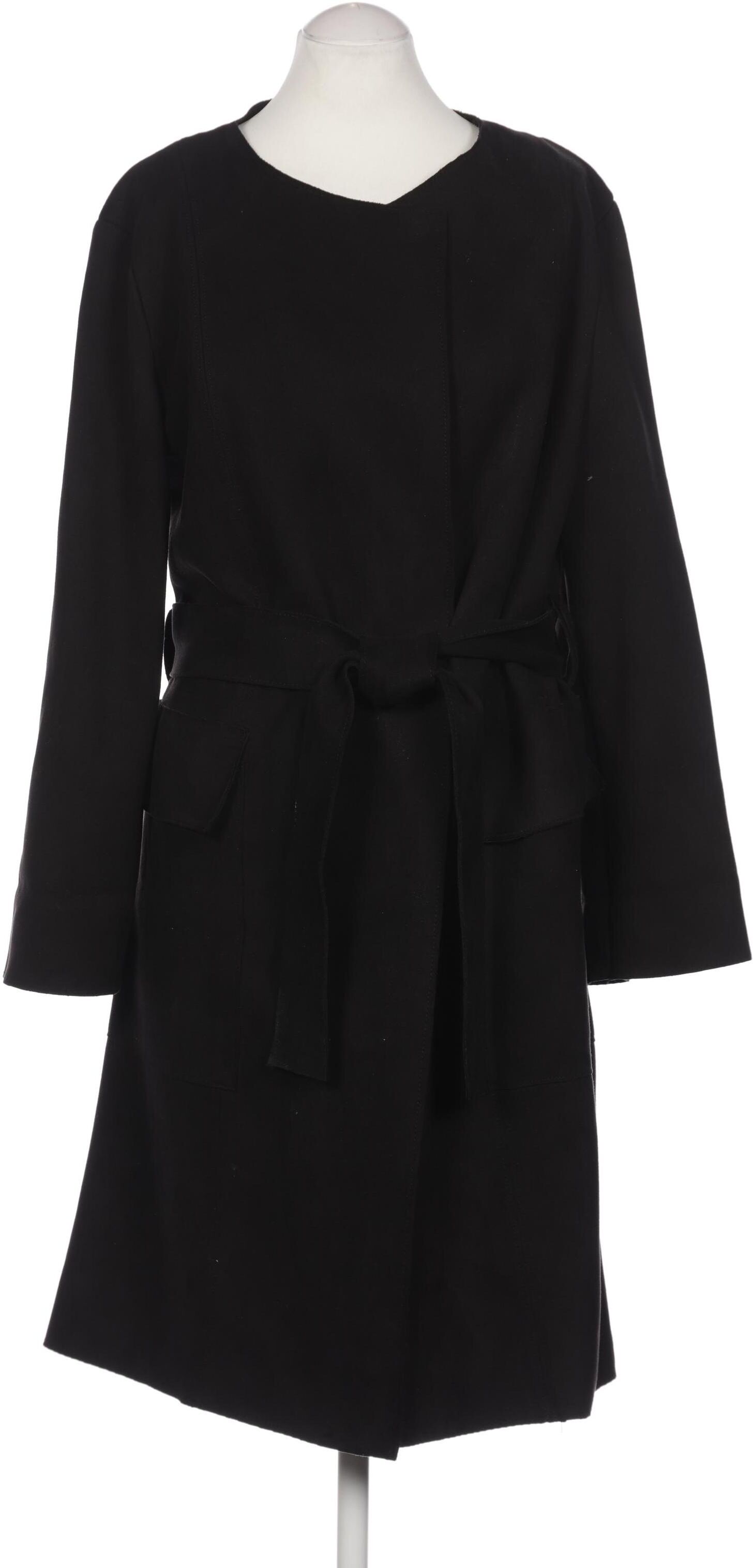 violeta by Mango Damen Mantel, Schwarz, Gr. S, kein / Etikett - Second Hand