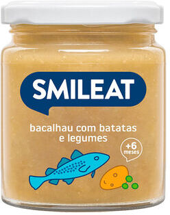 Smileat Boião Bio Bacalhau com Batatas e Legumes +6M 230 gr