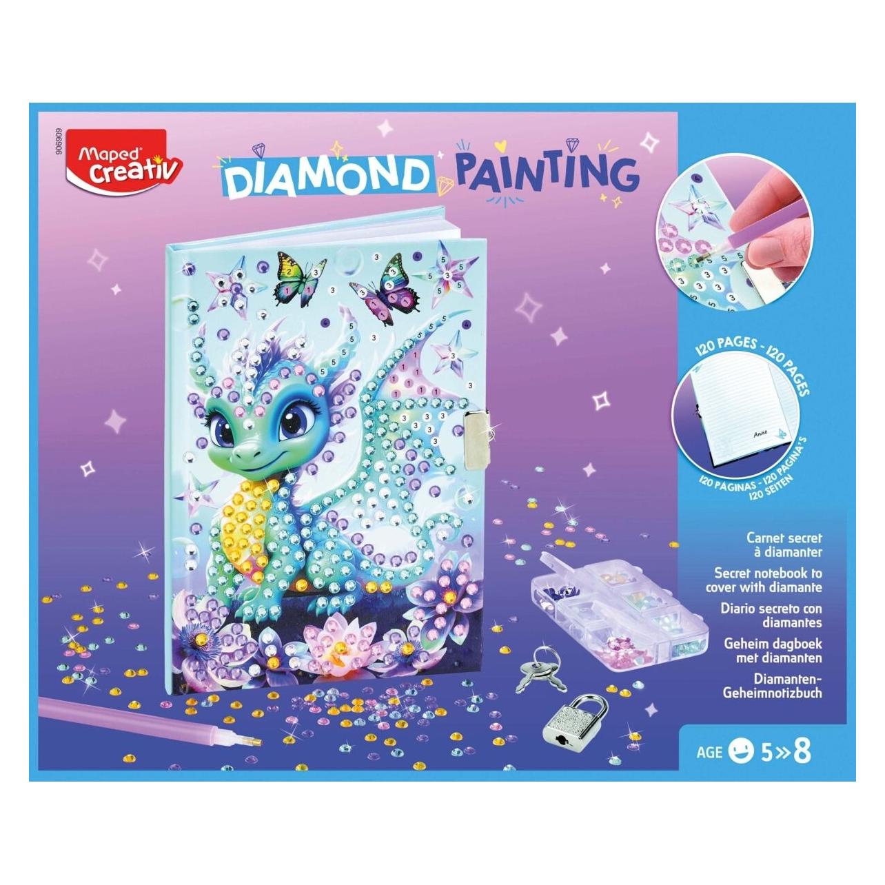 Maped Kreativ-Set DIAMOND PAINTING Tagebuch (906909)