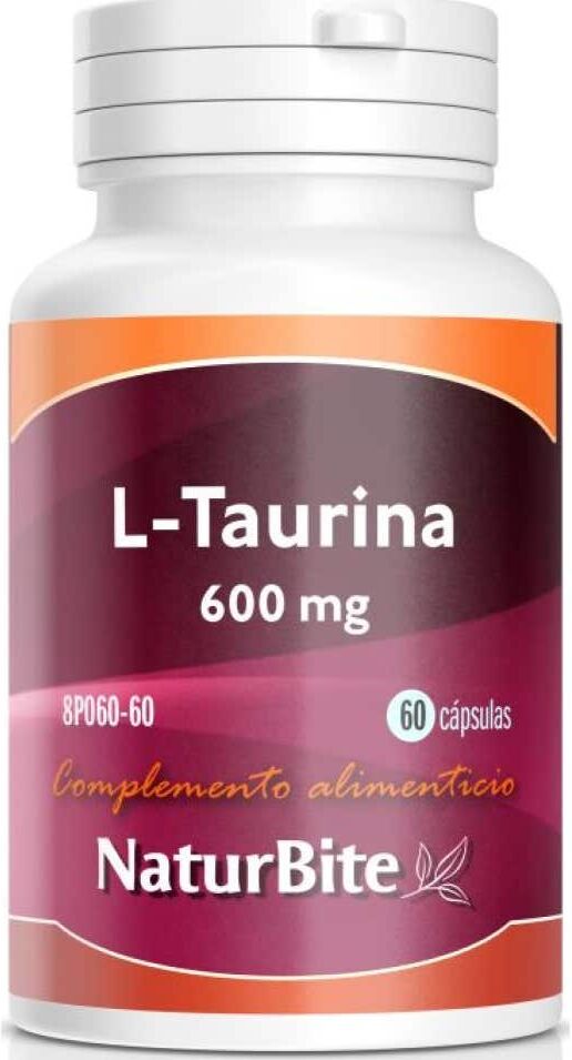 Naturbite L-Taurina 600 mg 60 caps