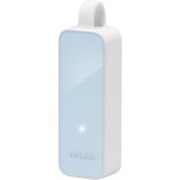 USB 2.0 Adapter, USB-A Stecker > RJ-45 Buchse, LAN-Adapter weiß, 10/100Mbit/s