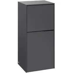Villeroy & Boch Subway 3.0 Seitenschrank, Graphite, 400x860x346 mm, 1 Auszug, 1 Tür, SoftClosing