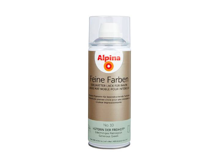 Alpina Sprühlack Feine Farben Hüterin der Freiheit Grün 0.4 l Edelmatt