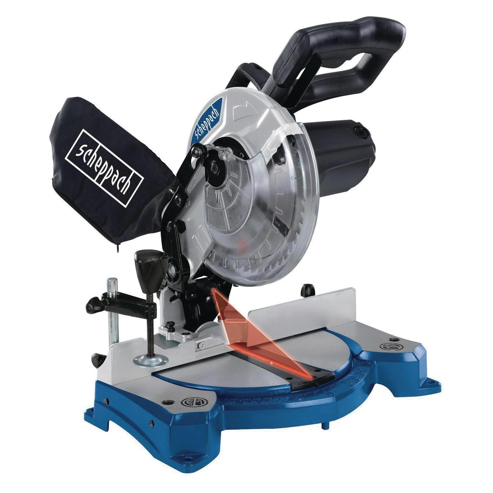 Scheppach HM80L Kapp- und Gehrungssäge 220-240V 50Hz 1500W (3901105915)