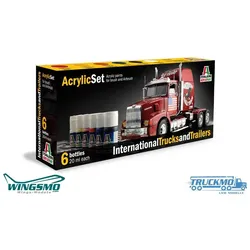 Italeri Acryl Set International Trucks & Trailer 0435