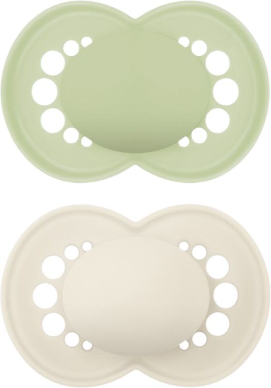 MAM Original 16m+ tétine Green/ Beige 2 pcs