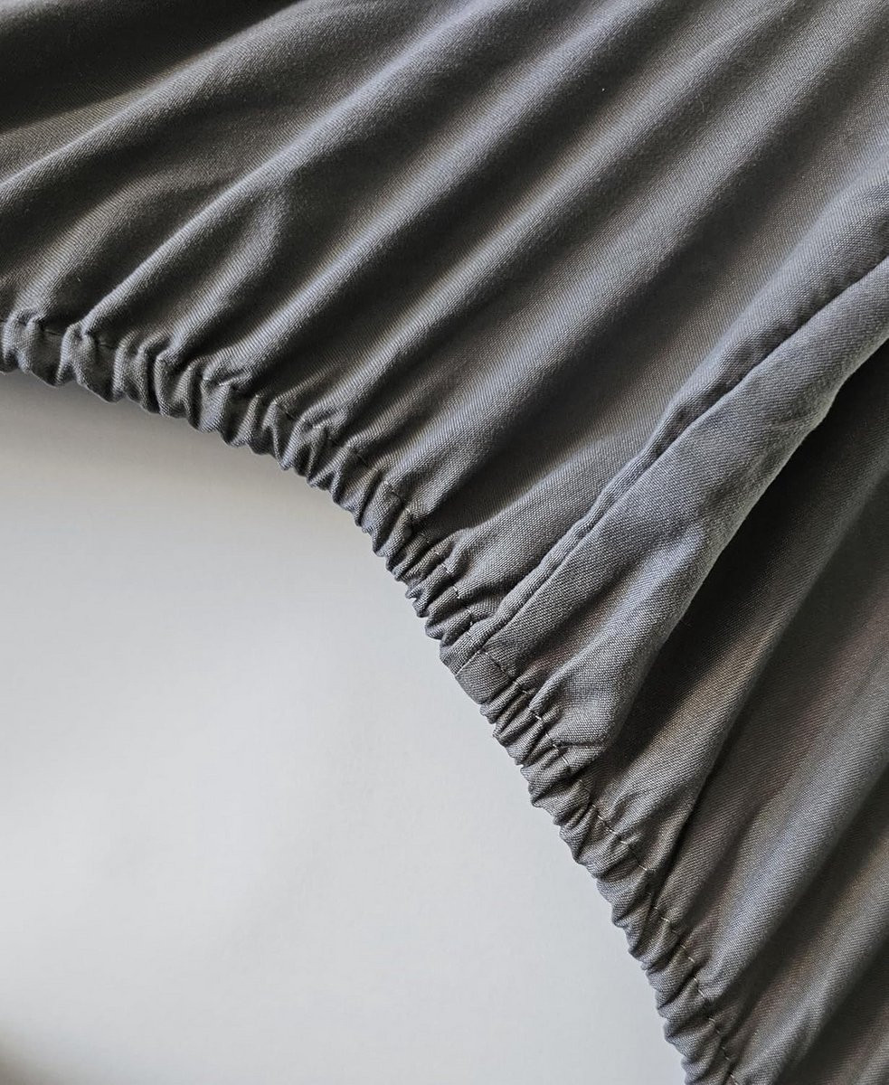Grijs Daktent Hoeslaken Extra Lang 240 x 160 cm